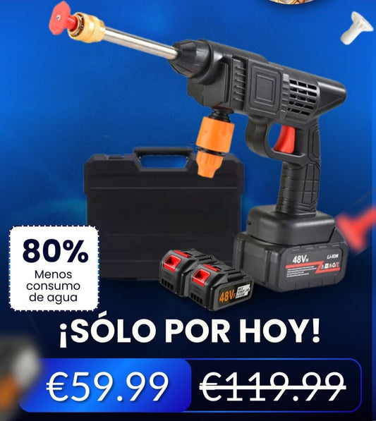 PowerClean Pistola de Agua a Presión + 2 Baterías de Regalo