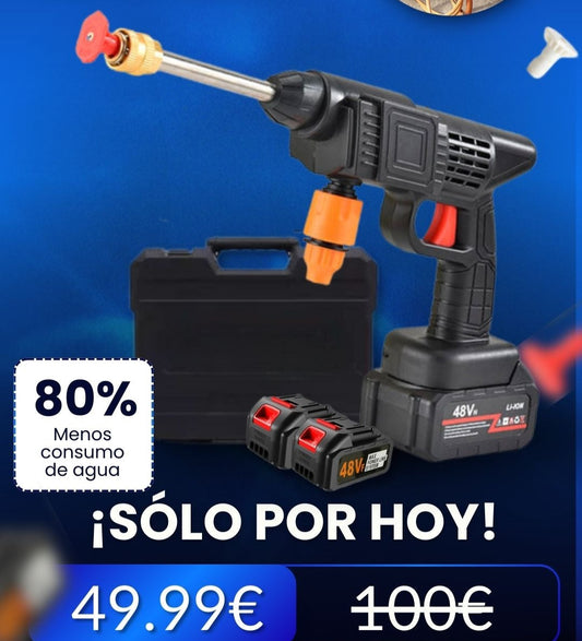 PowerClean Pistola de Agua a Presión + 2 Baterías de Regalo (Oferta)