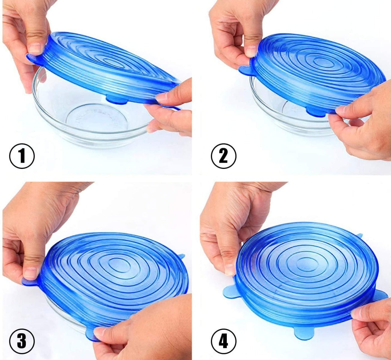 Mantiene tus Alimentos Frescos- SILICONE COVERS ™- (Liquidación por cierre)