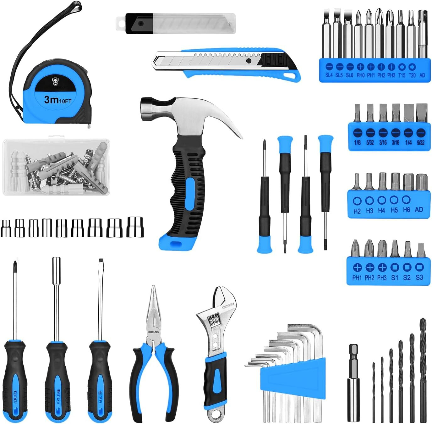 ToolMaster™ - Set de 126 Herramientas con Taladro Recargable