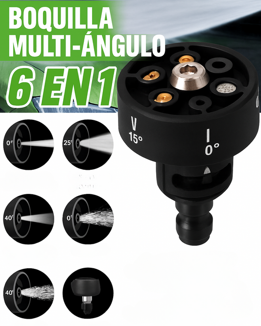 Boquilla Multi-Angulo 6 en 1