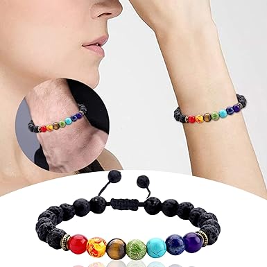 EQUILIBRIO DE LAVA™ - PULSERA 7 CHAKRAS (LIQUIDACION POR CIERRE)