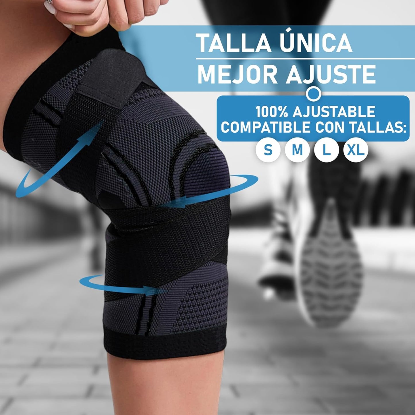 Sport Knee Brace™ - Ajustable 1pcs (Talla única)-  (Liquidación por cierre)