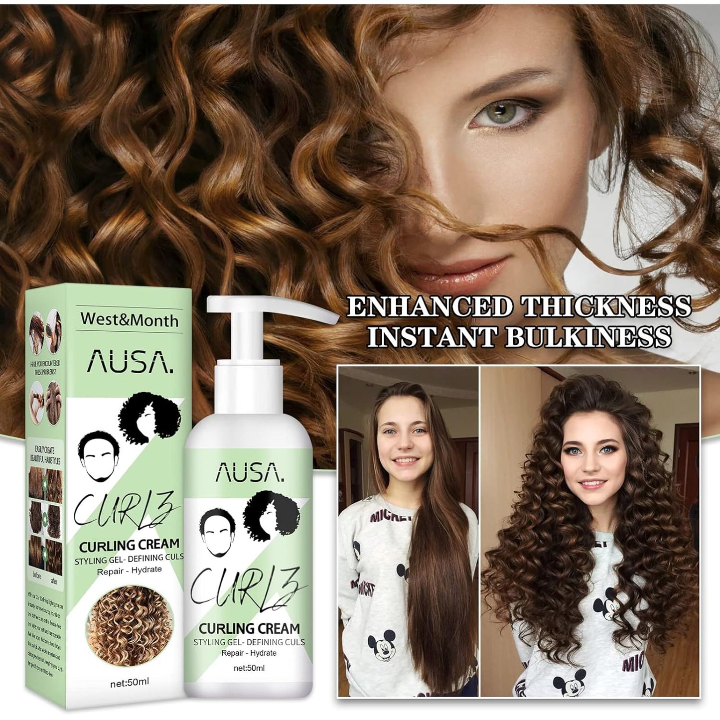 Curly Hair Gel™- El Secreto de la Elastina para un Cabello Saludable- (Liquidación por cierre)