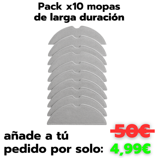 Pack x10 Mopas de Larga Duración