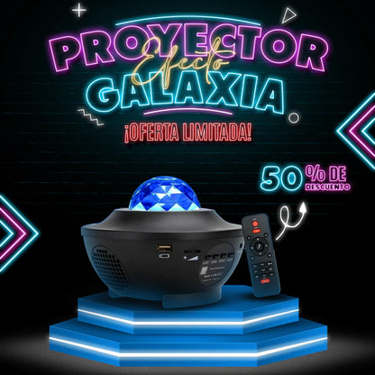 GalaxyVibes™ - Proyector de Estrellas y Sonidos (LIQUIDACIÓN POR CIERRE)