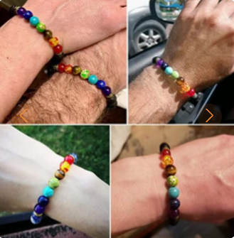 EQUILIBRIO DE LAVA™ - PULSERA 7 CHAKRAS (LIQUIDACION POR CIERRE)