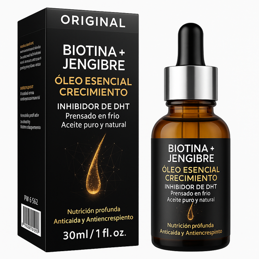 Aceite Esencial de Biotina y Jengibre