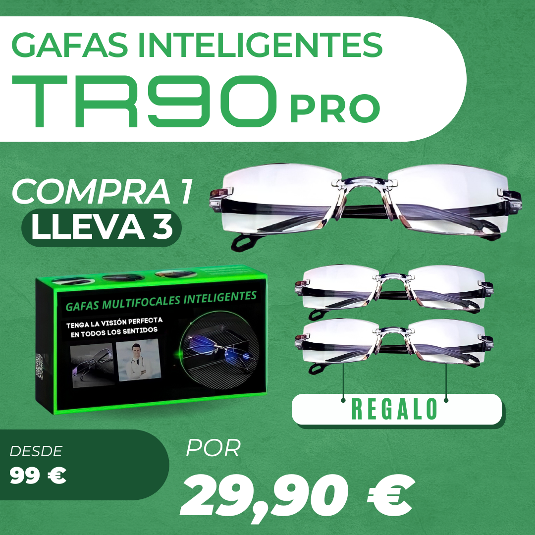 (COMPRA 1 LLEVA 3) - GAFAS MULTIFOCALES INTELIGENTES TR90PRO - REMATE DE EXISTENCIAS 🎁