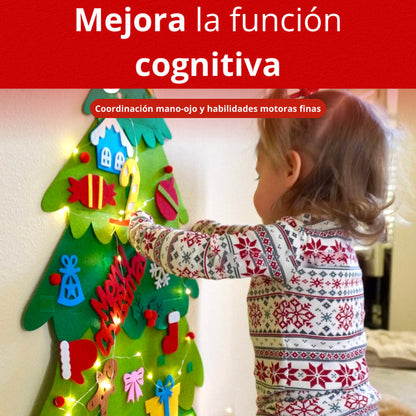 Montessori - Descubre La Magia De La Navidad Con Nuestro Árbol, Más Luces De Regalo