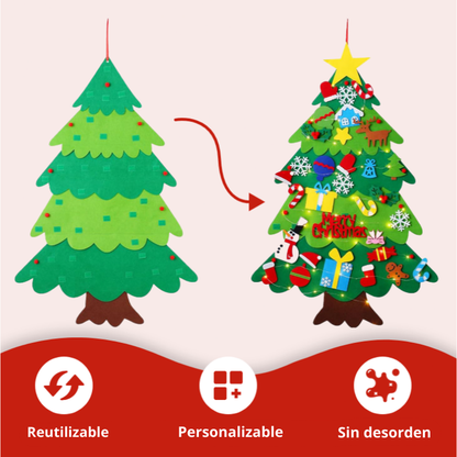 Montessori - Descubre La Magia De La Navidad Con Nuestro Árbol, Más Luces De Regalo