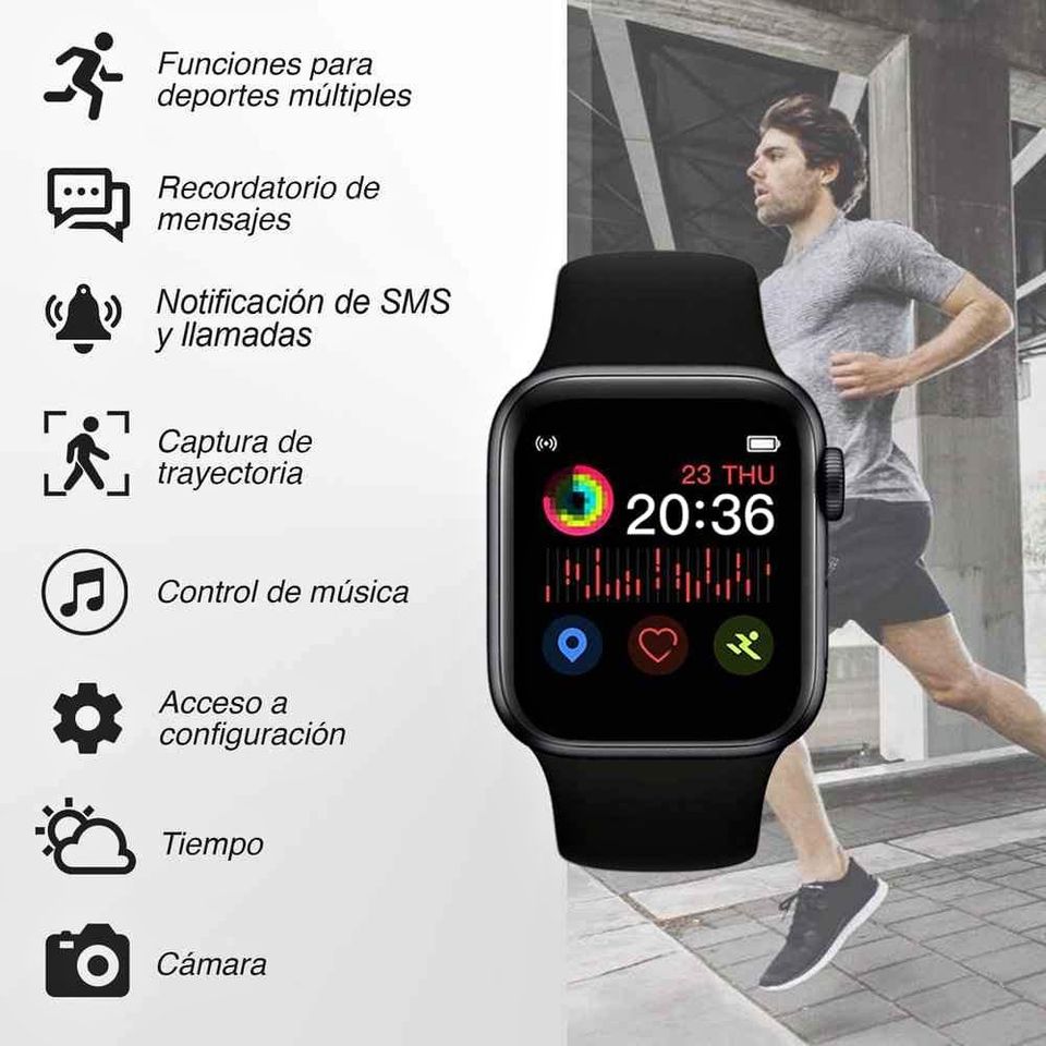 Smartwatch™- Negro (Liquidación por cierre)