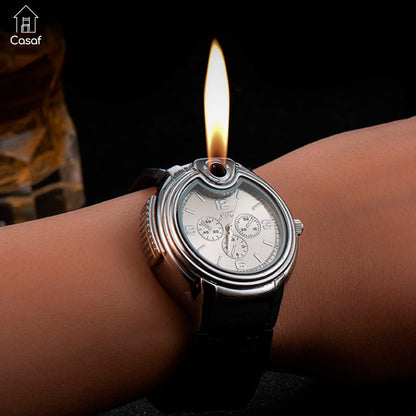 FlameTime™ Reloj Pulsera Multifunción con Mechero Integrado (LIQUIDACIÓN POR CIERRE)